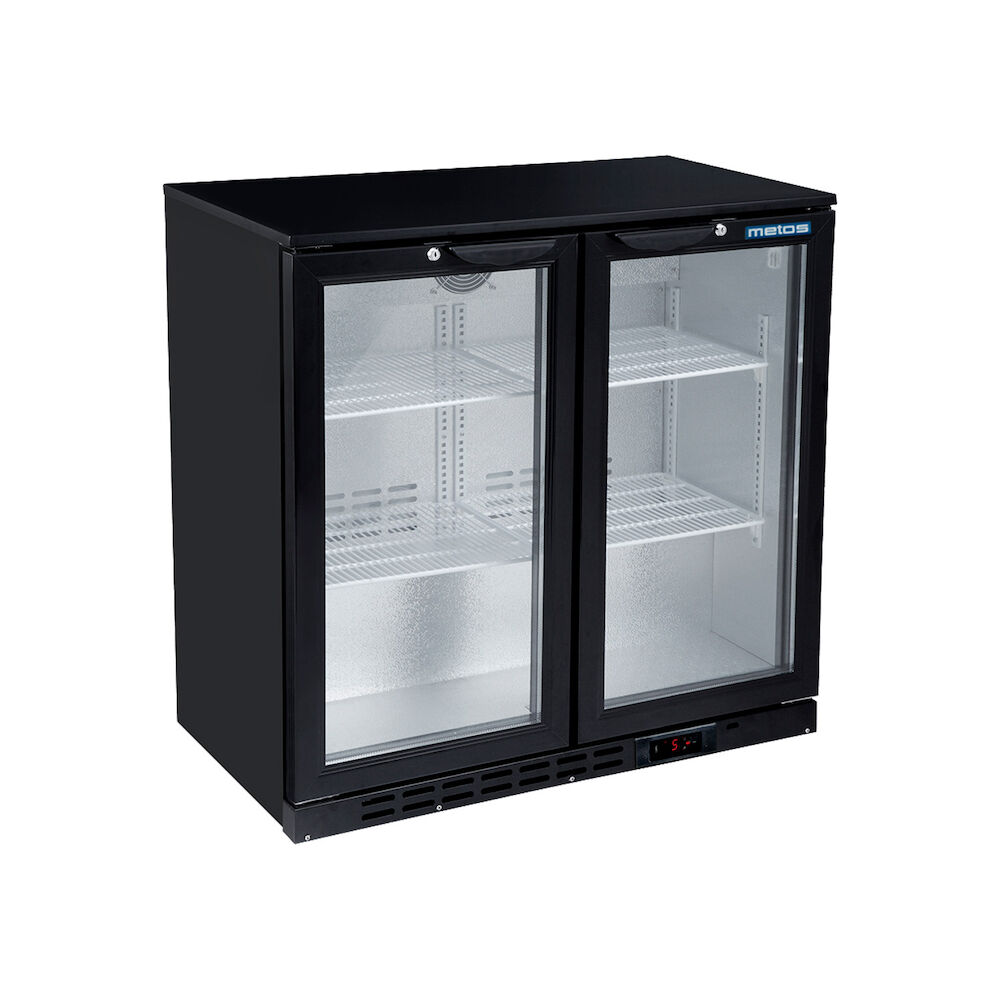 Black Back Bar dzesētājs Metos Profitbar SC-185 R600a ar diviem