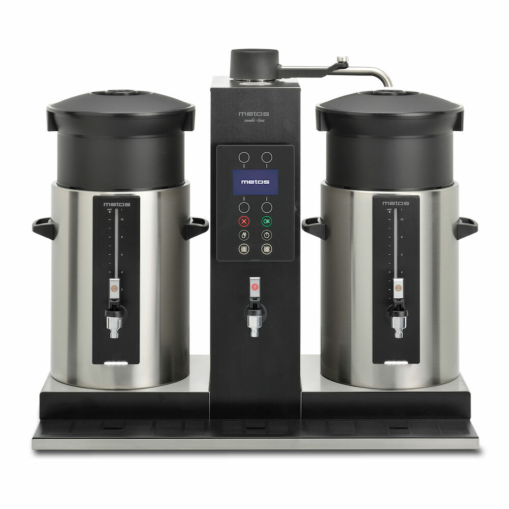 Liela apjoma kafijas pagatavošanas automāts Metos ComBi-line 2x10DW NG