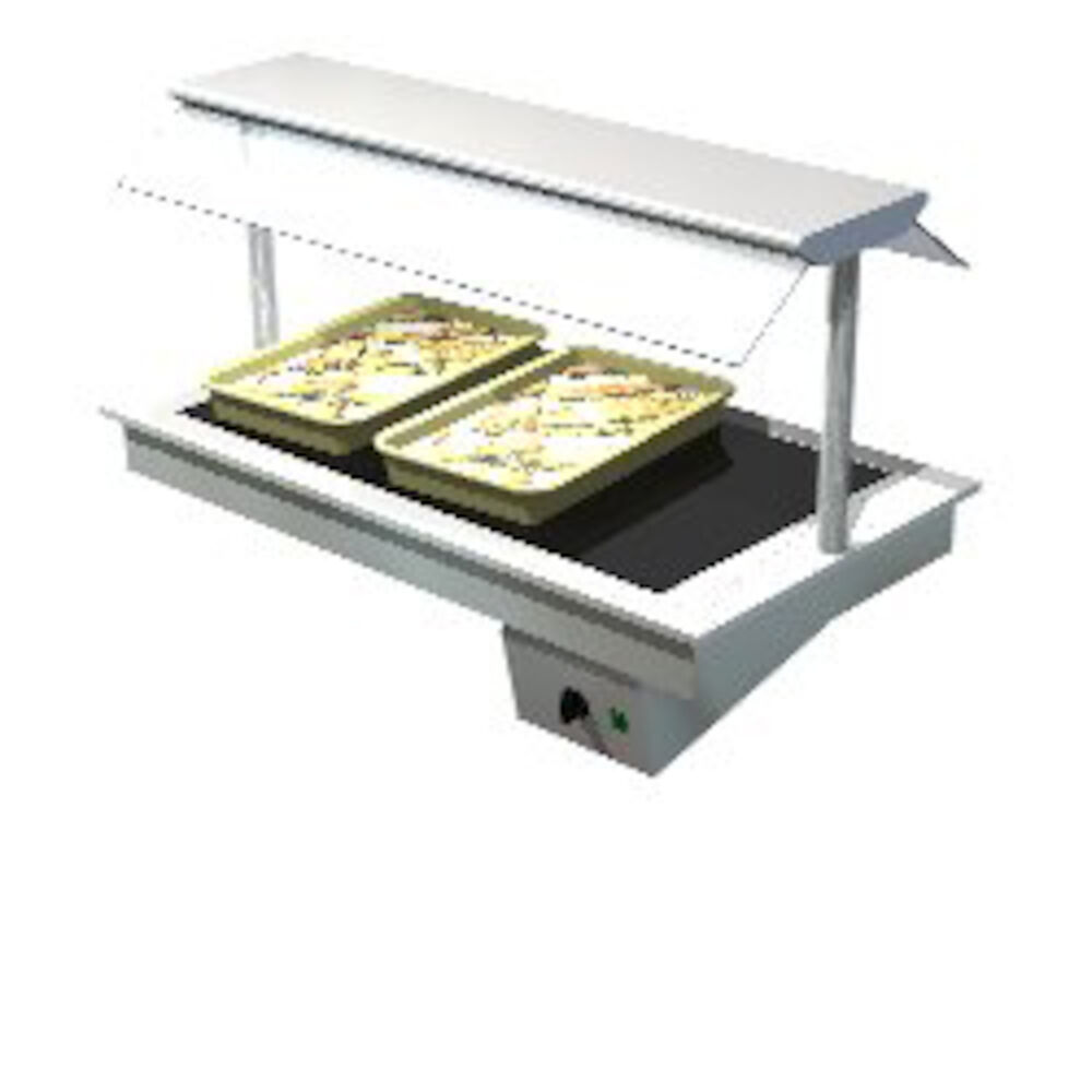 Keramikas plāksne Metos Drop-In CPL 1200 Proff US-2L