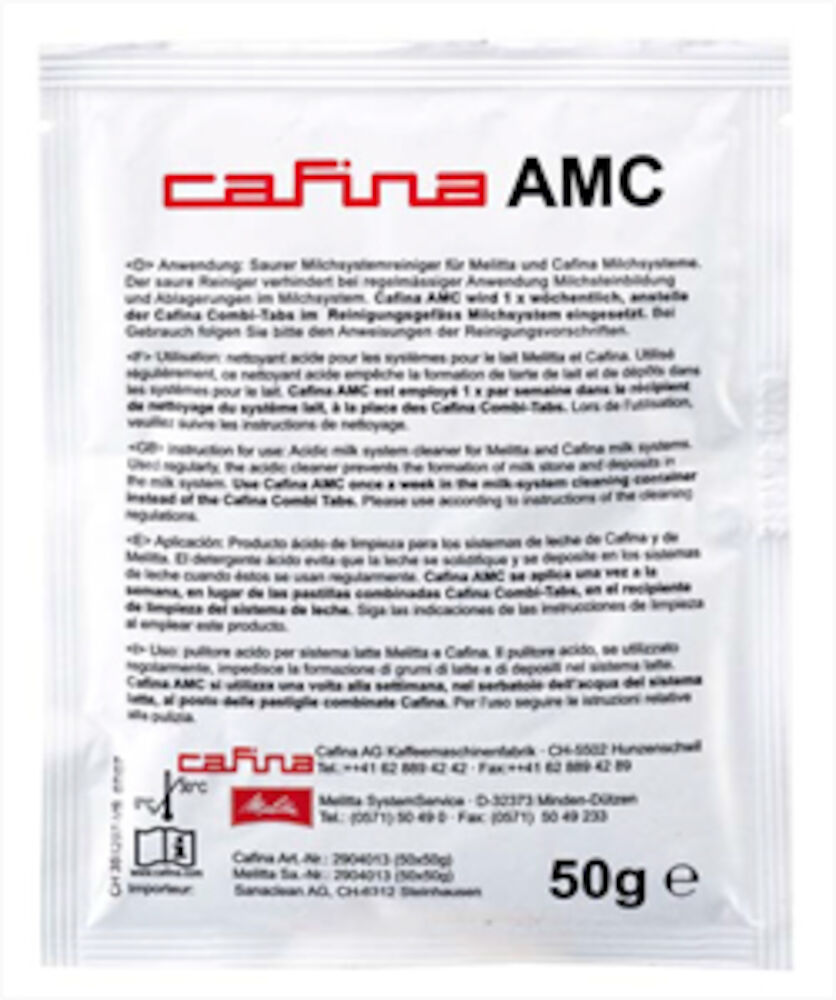 Tīrīšanas pulverveida piens Metos AMC piena tīrīšanas līdzeklis 50x50g