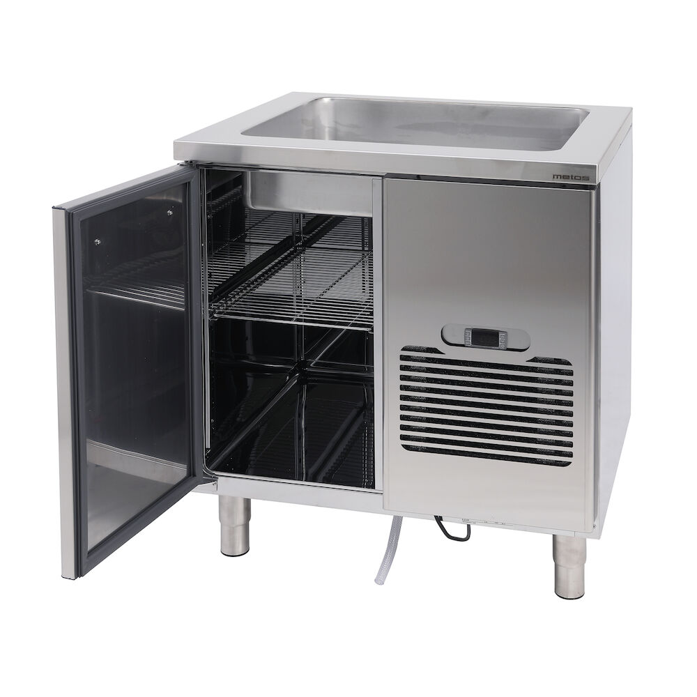 Cold basin w/ cupboard Metos Proff2BT800-DSL-MPL