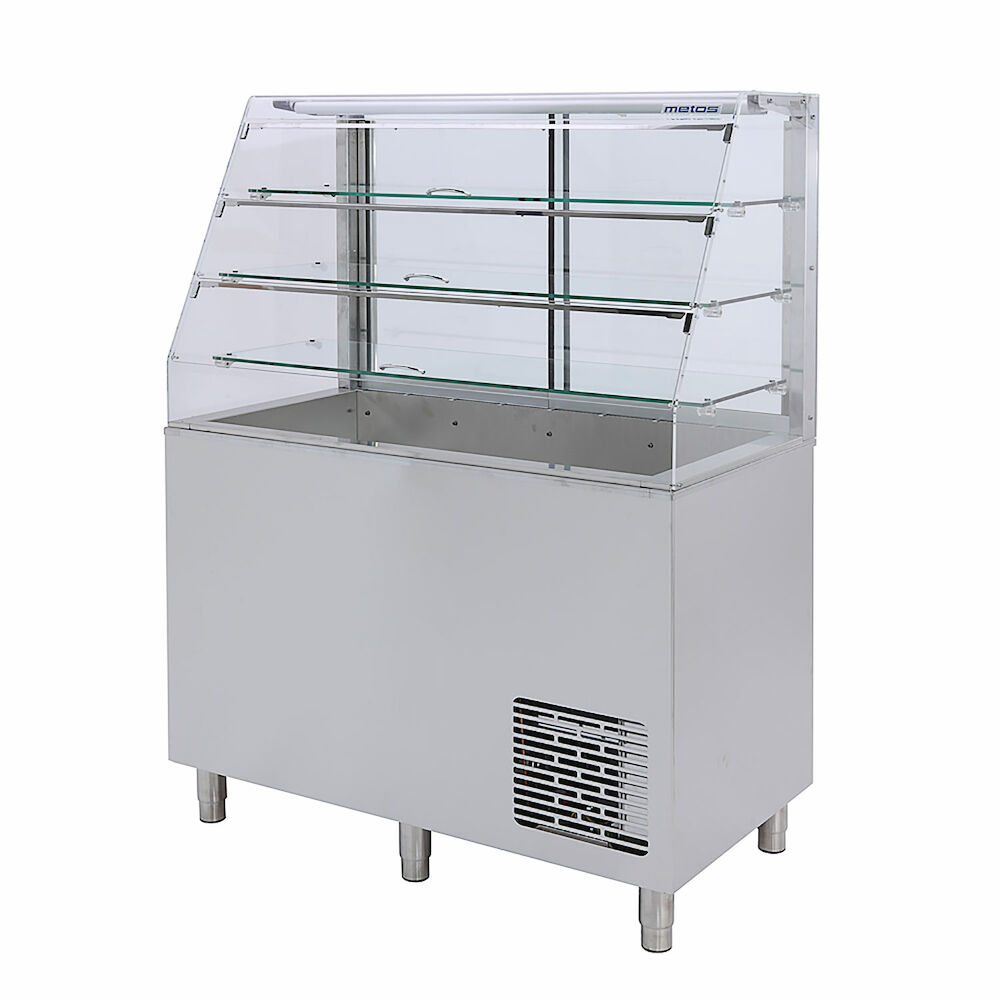 Aukstuma displejs Metos CD 1200-3 LED ar koku plauktiem