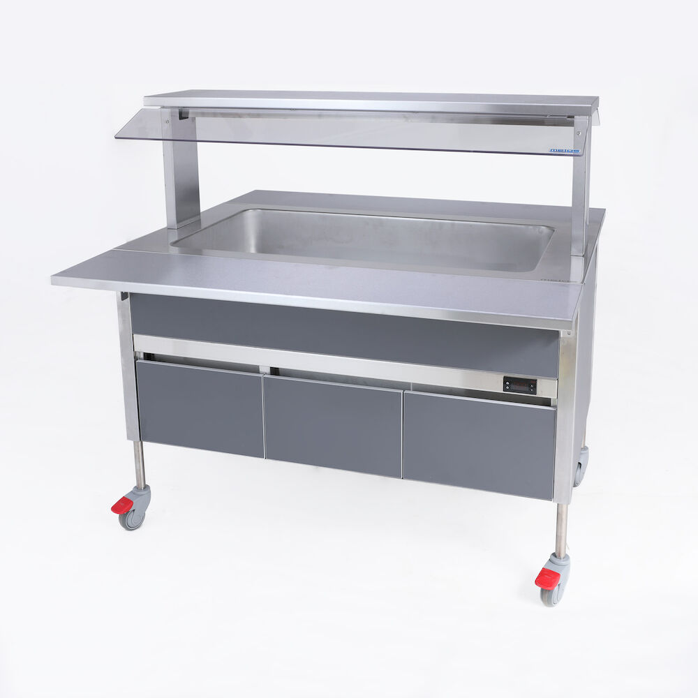 Aukstās servēšanas ratiņi Metos Luna CB 1200x650x900