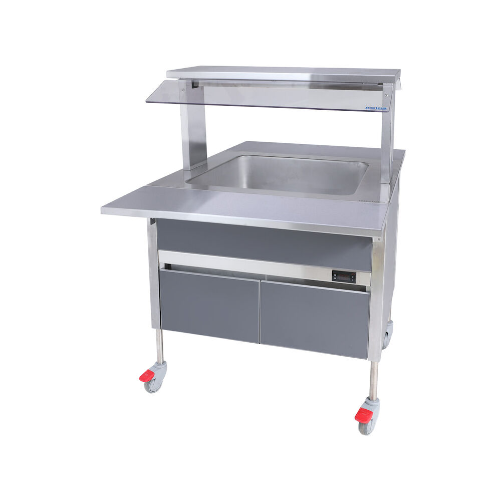 Aukstās servēšanas ratiņi Metos Luna CB 800x650x900