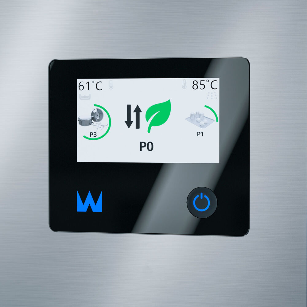 Kombinētā trauku mazgājamā mašīna Metos WD-8S PRO ECO-FLOW ar automātisko palaišanu un automātisko pārsegu