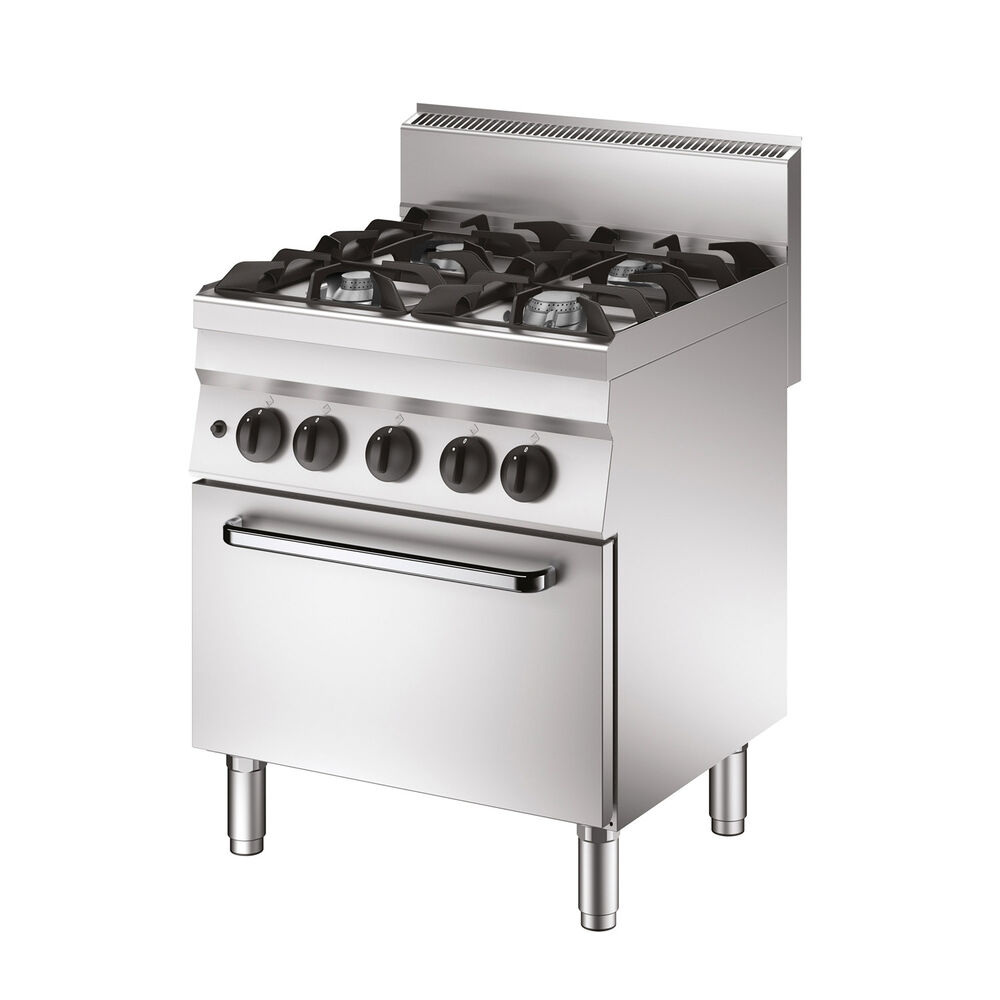 Gas range + gas oven Metos ONC6FG7GB