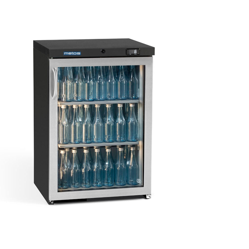 Stikla durvju dzesētājs Metos MaxiglassLG3/150RGCS, verams pa labi, 50Hz