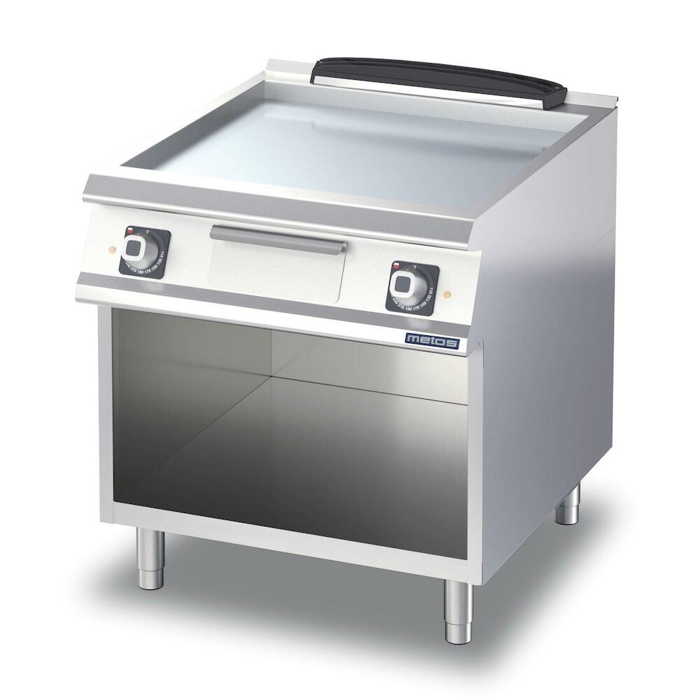 Griddle chromium Metos Diamante D74/10FTEC with open cupboa