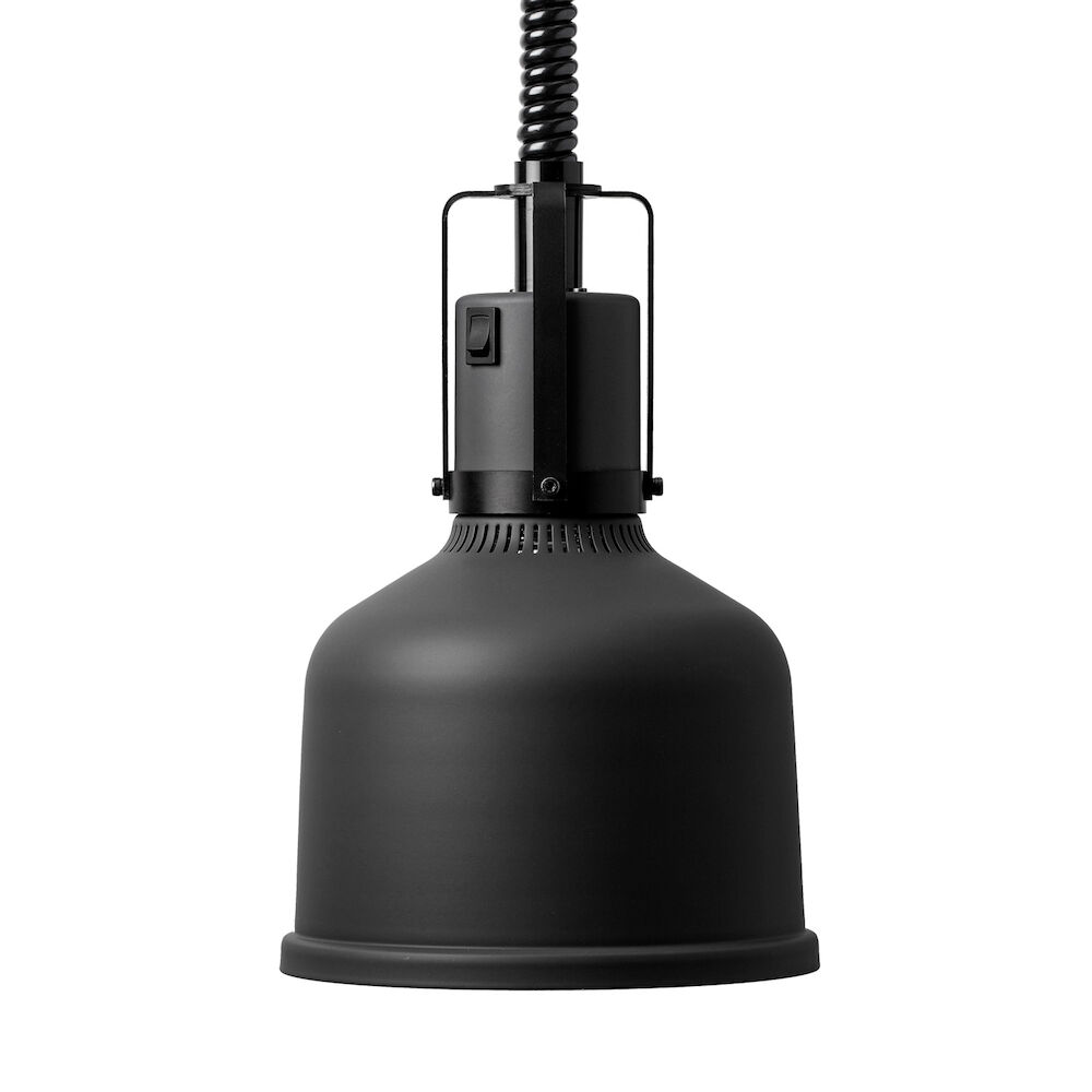 Siltumlampa Metos Focus VL1-MO-HSS Black ar 250W degli