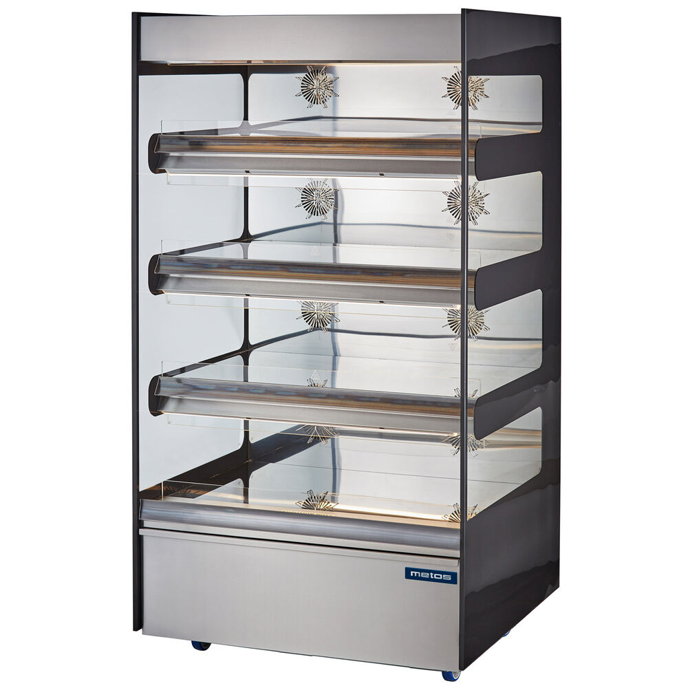 Apsildāms displejs Metos Flexeserve Zone 1000 4 Tier, Aizmugurējā padeve