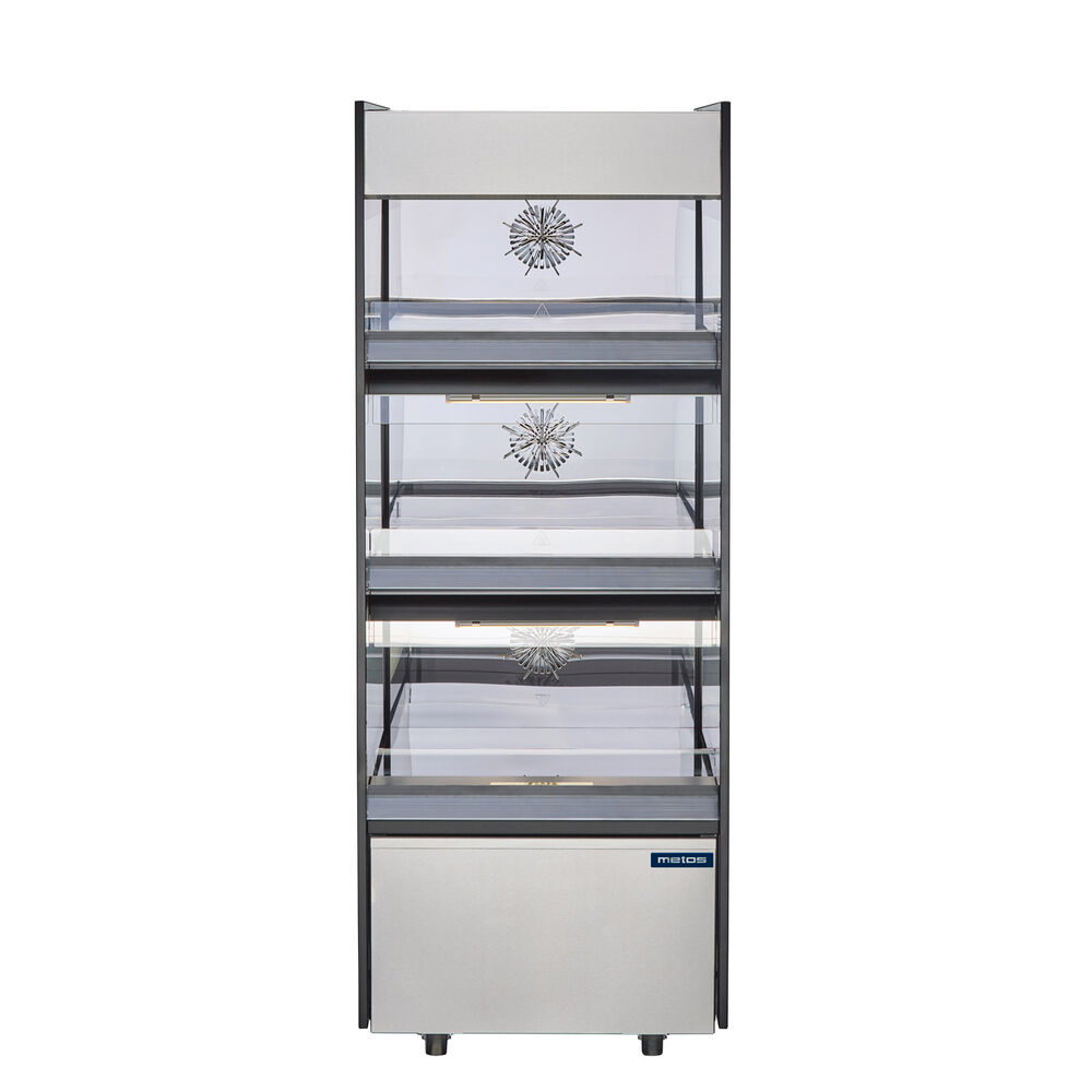 Apsildāms displejs Metos Flexeserve Zone 600 3 Tier, Aizmugurējā padeve