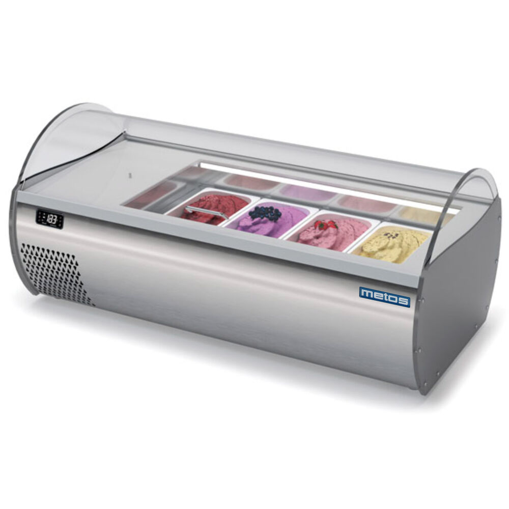Saldējuma displejs Metos Microgel 4 ar R290