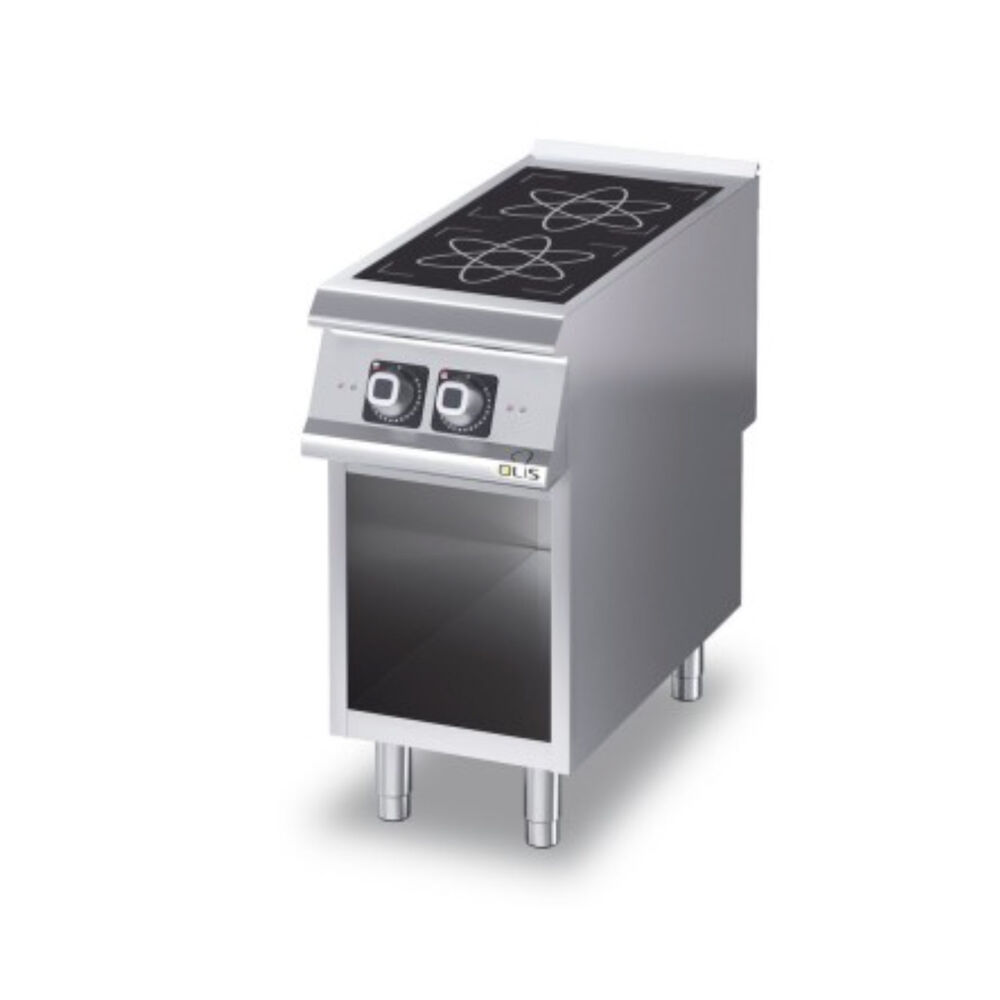 Induction range D72/10GCII with open cupboard