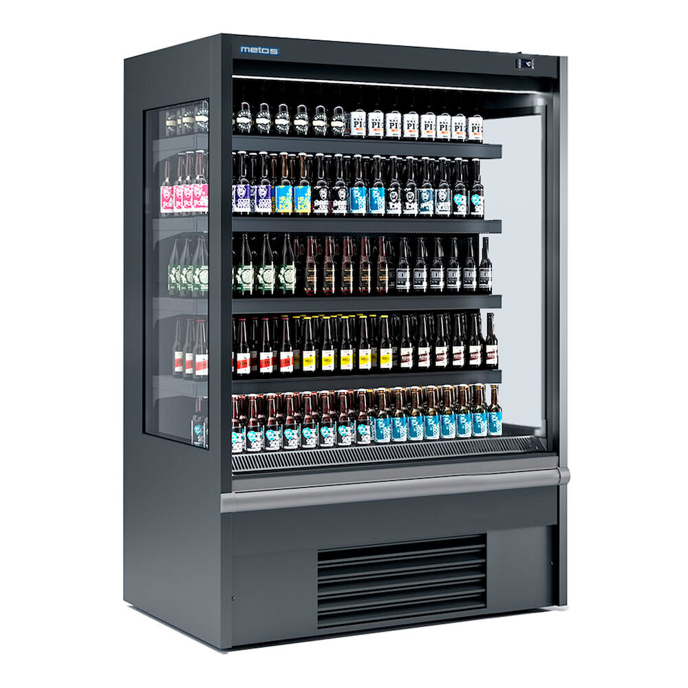 Daudzstāvu atvērtais displejs Metos MS12PCM1 LED melns modelis R290