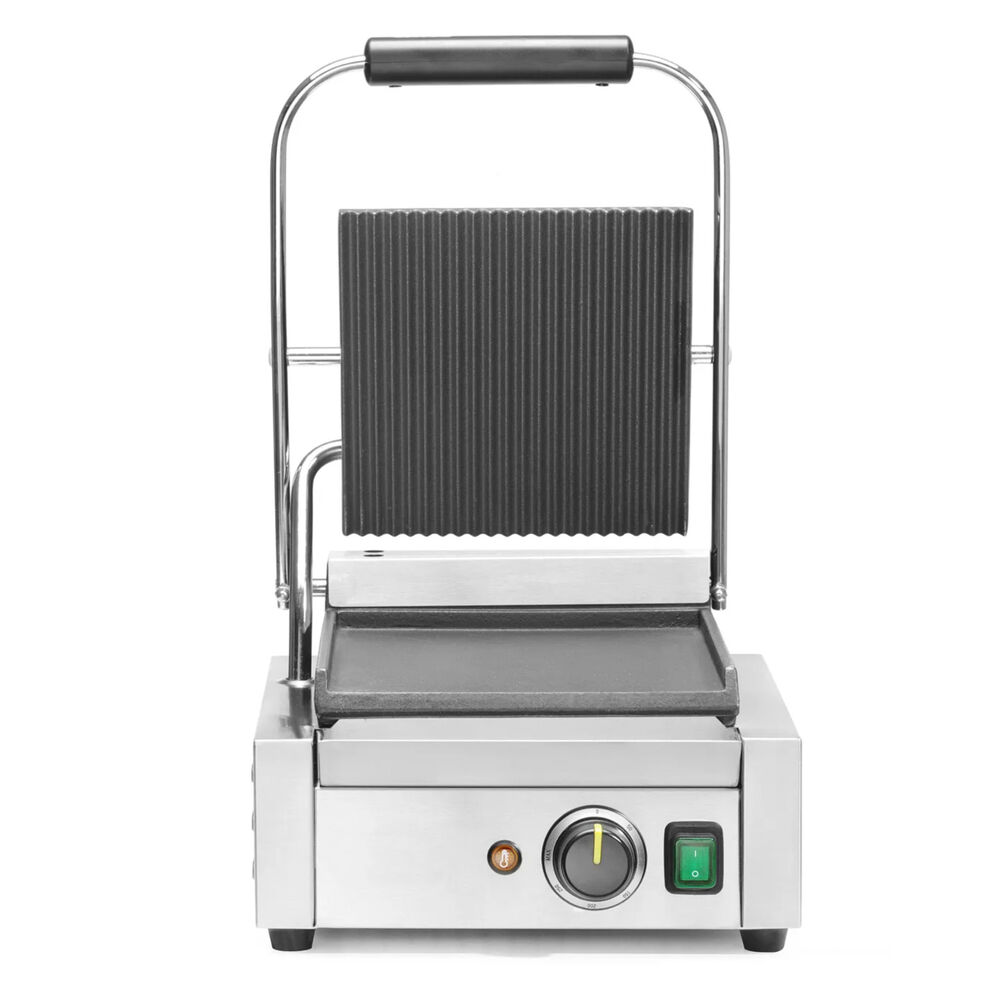 Panini grill Metos 220x230 mm smooth/ribbed, singel