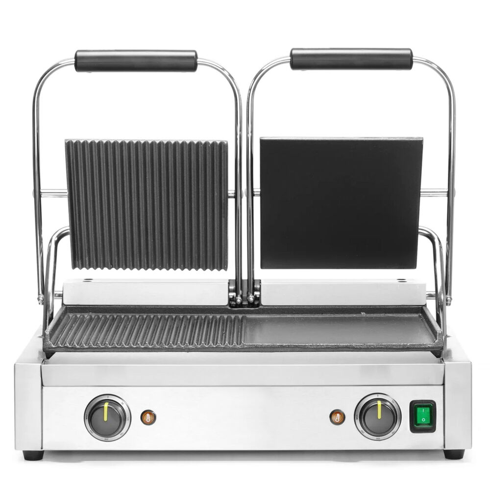 Panini grils Metos 475x230 pusgluds/pusrievots, dubults
