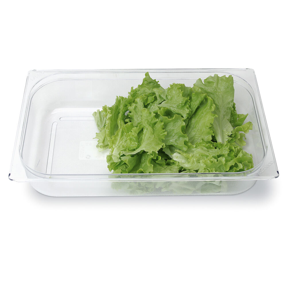 Plastmasas konteiners Metos GN1/1-100, caurspīdīgs