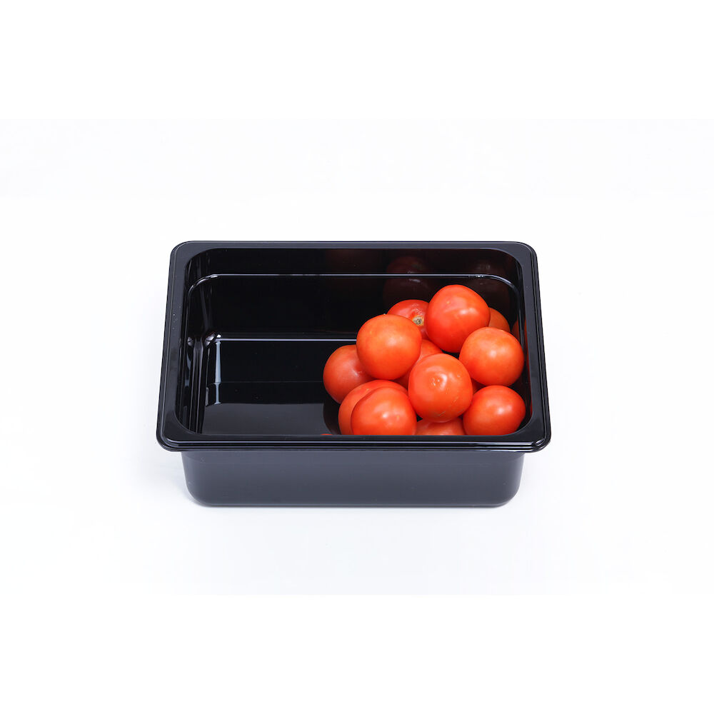 Plastmasas konteiners Metos GN1/2-100, melns