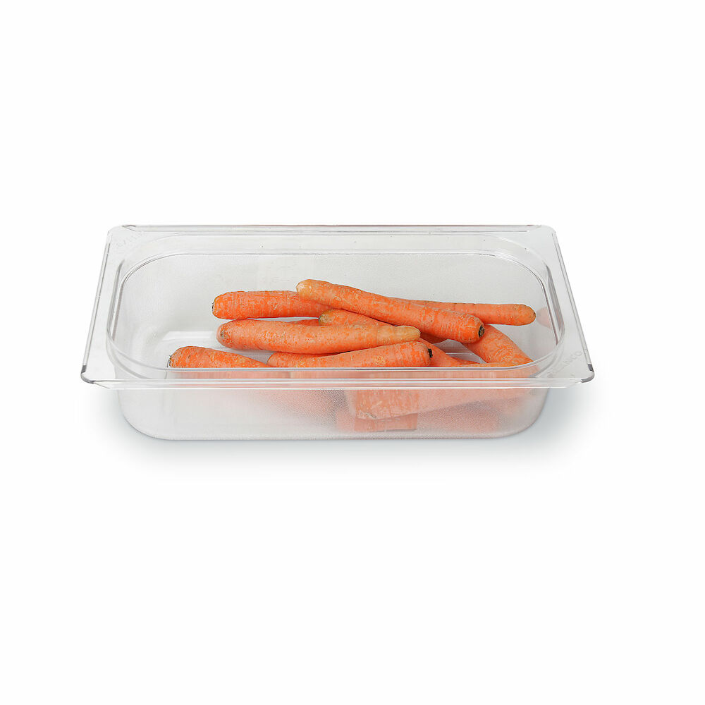Plastmasas konteiners Metos GN1/3-100, caurspīdīgs
