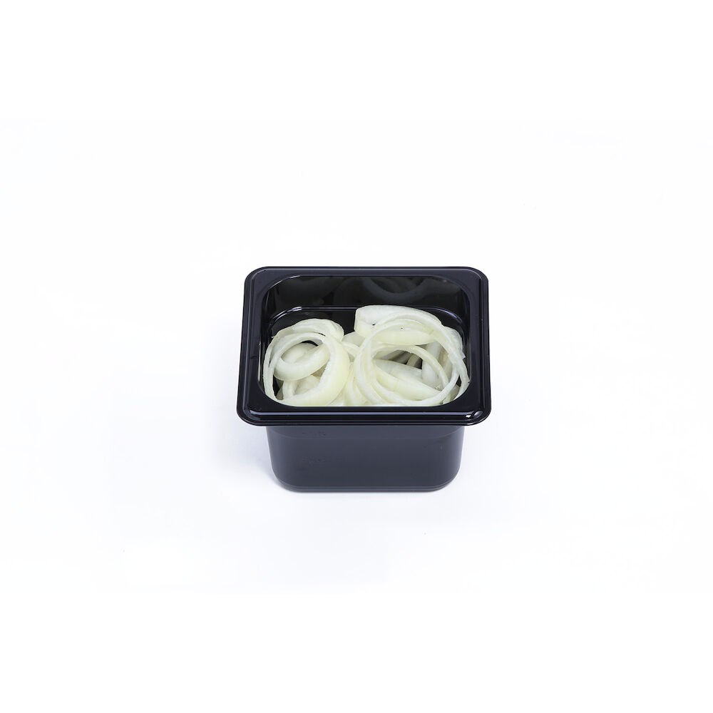 Plastmasas konteiners Metos GN1/6-100, melns