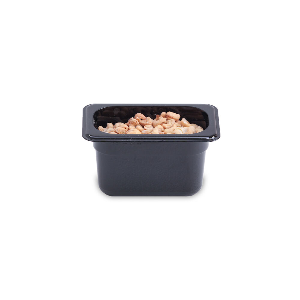 Plastmasas konteiners Metos GN1/9-100, melns