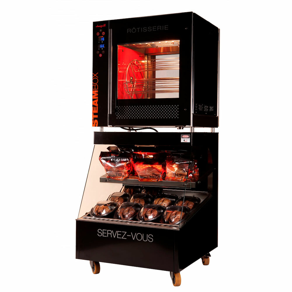 Rotisserie grils Metos Steambox + displejs V85LS
