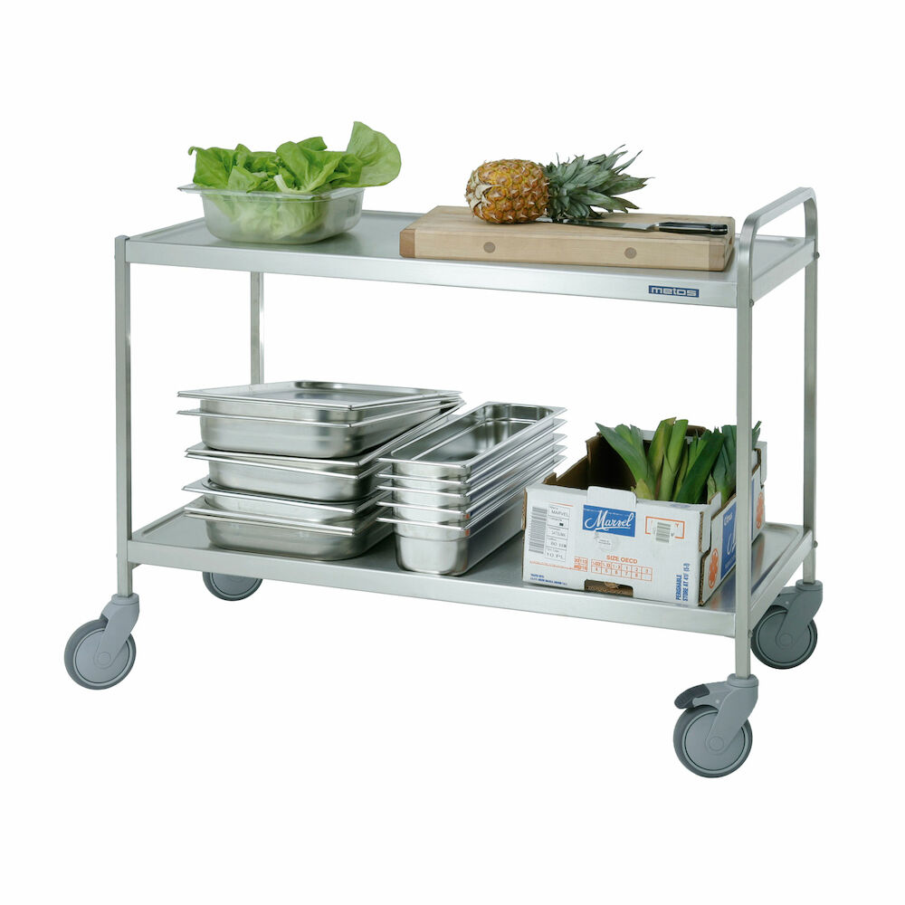 Servisa ratiņi Metos SET-105/2 Flat Pack, 2 līmeņi