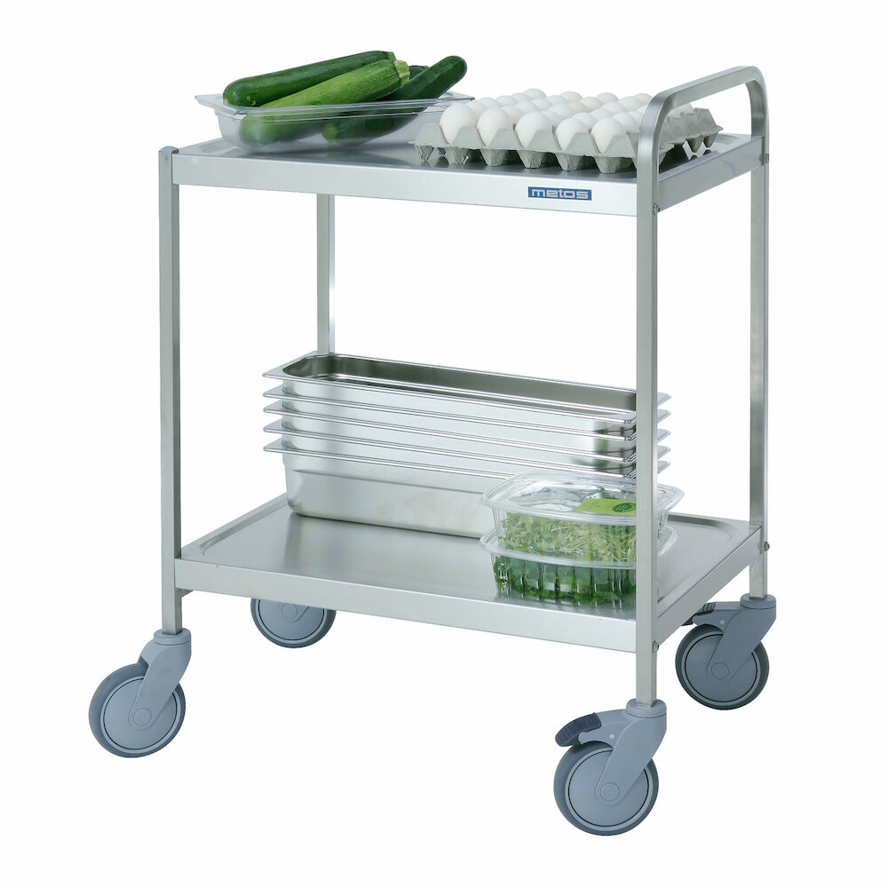 Servisa ratiņi Metos SET-70/2 Flat Pack, 2 līmeņi