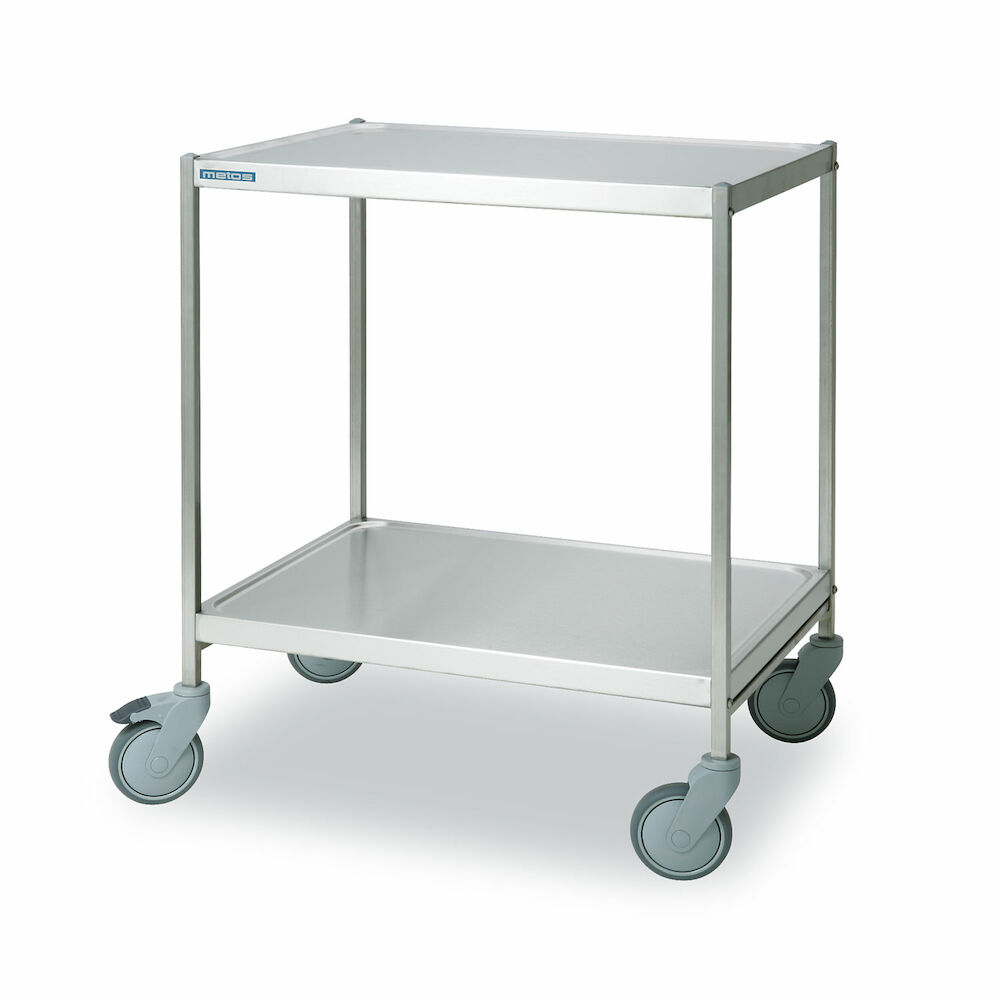 Servisa ratiņi Metos SET-70/2WH Milk, 2 līmeņi
