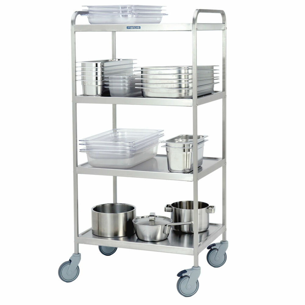 Plauktu ratiņi Metos SHT-75 Flat Pack