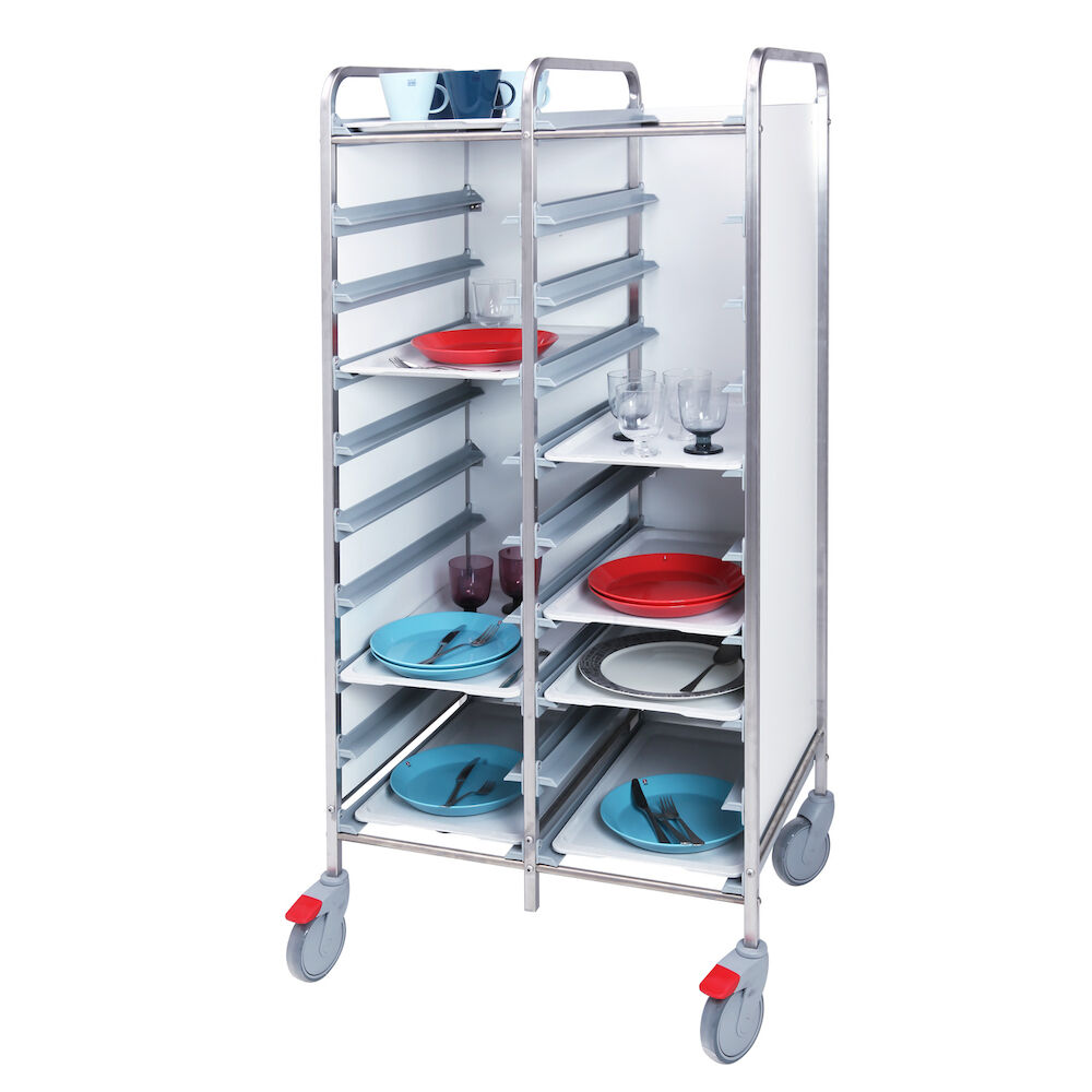 Paplātes ratiņi Metos TRT-20C balti