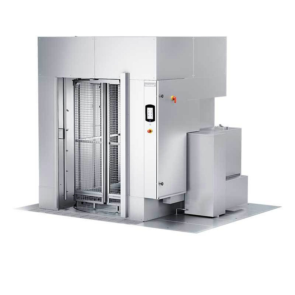 Ratiņu mazgātājs Metos WD-18CW ar 1 durvīs iebūvētu WD-TOUCH
