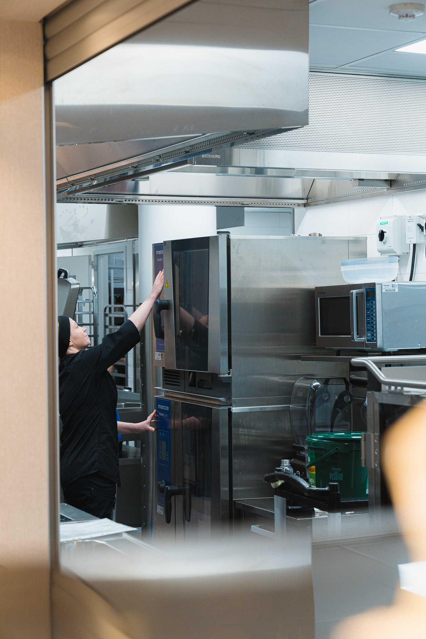 Professional restaurant kitchen